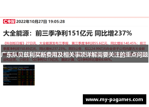 广东队贝兹利买断费用及相关事项详解需要关注的重点问题