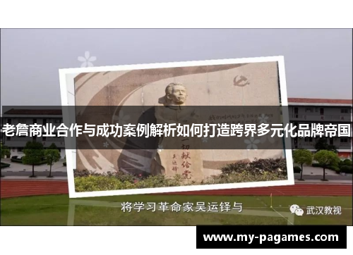 老詹商业合作与成功案例解析如何打造跨界多元化品牌帝国